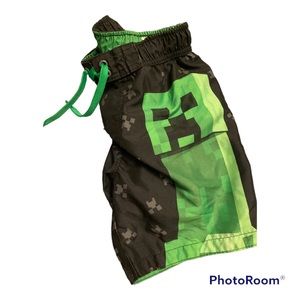 Size 5/6 MINECRAFT swim shorts